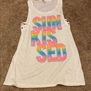 Justice girls size 14 swim coverup